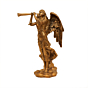 Brass Angel Blowing Horn Figurine KBH10615