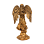 Brass Angel Blowing Horn Figurine KBH10615