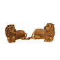 Brass Lion Pair 2 Inch KBH10619