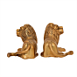 Brass Lion Pair 2 Inch KBH10619