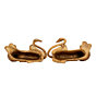 Brass Lion Pair 2 Inch KBH10619