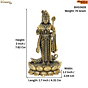 Brass Kartikeya 3 Inch KBH10628