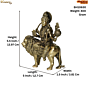 Brass Ambe maa Statue  KBH10630
