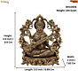 Brass saraswati Statue KBH10656