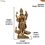 Brass Kartikeya Lord Murugan Idol KBH10659