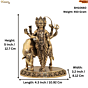 Brass Dattatreya 5 Inch KBH10660