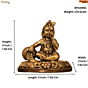 Brass Bal Krishna 3 Inch KBH10661