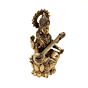 Brass Saraswati Maa Idol 4 Inch  KBH10664