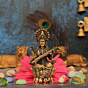 Brass Saraswati Maa Idol 4 Inch  KBH10664
