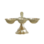 Handmade Brass Aarti Diya with Handle | KBH10675