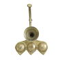 Handmade Brass Aarti Diya with Handle | KBH10675