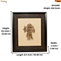 Brass Hanuman Frame KBH10697