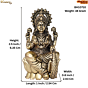 Brass Lakshmi Statue KBH10710