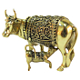 Brass Cow & Calf statue KBH10711