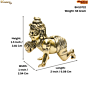 Brass Bal Krishna Idol KBH10722