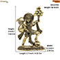 Brass Hanuman Idol  3 Inch KBH10726