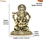 Brass Ganesha Idol  KBH10738