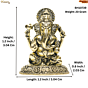 Brass Ganesha Idol KBH10739