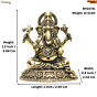 Brass Ganesha statue KBH10741