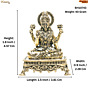 Brass Lakshmi Idol KBH10743