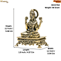 Brass Lakshmi Idol KBH10744