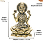 Brass Lakshmi Idol KBH10755
