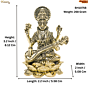 Brass Saraswati Idol KBH10758