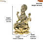 Brass Saraswati Idol KBH10759