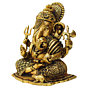Brass Ganesha Idol  4 Inch KBH10772