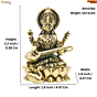 Brass Saraswati Idol KBH10780