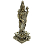 Brass Balaji Idol  Lord Venkateswara Tirupati Balaji Murti for Home Temple, Pooja Room & Spiritual Decor BH10783