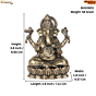 Brass Ganesha Idol KBH10801