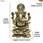 Brass Ganesha Idol KBH10812