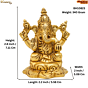 Brass Ganesha Statue KBH10823