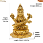 Brass Saraswati Maa Idol KBH10825