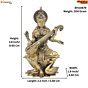 Brass Saraswati Idol KBH10879