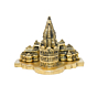 Brass Ram Mandir 3 Inch KBH10882