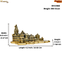 Brass Ram Mandir 3 Inch KBH10882