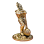 Brass Hanuman 7 Inch KBH10885