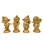 Brass Ganesha 5 Inch KBH10887