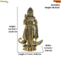 Brass Kartikeya Statue KBH10903