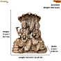 Lord Vishnu Lakshmi Murti for Home Temple Pooja BH10905