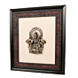 Goddess Gajalakshmi Wall Frame for Home Temple BH10906