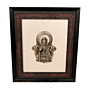 Goddess Gajalakshmi Wall Frame for Home Temple BH10906