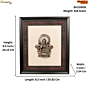 Goddess Gajalakshmi Wall Frame for Home Temple BH10906