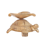 Brass Tortoise Diya or Oil Lamp KBH10931