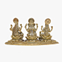 Brass Ganesh, Laxmi Maa and Saraswati Maa Idol KBH10945