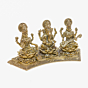 Brass Ganesh, Laxmi Maa and Saraswati Maa Idol KBH10945