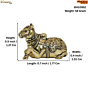 Brass Nandi Statue KBH10952