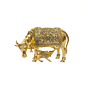 Brass Cow & Calf  Statue KBH10961